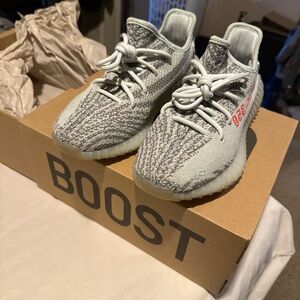 Adidas Kids Yeezy Boost 350 V2 - Gray and White